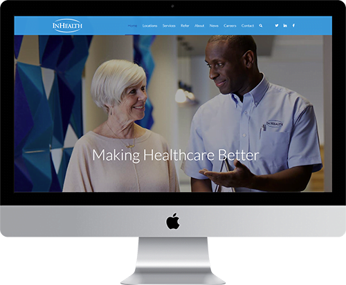 InHealth Group WordPress Website WordPress consultancy and troubleshooting